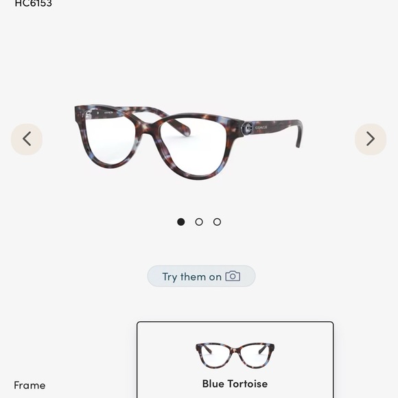 Coach Tortoiseshell Eyewear HC6153